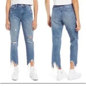 BLANKNYC] The Madison Crop High Rise Crop New Size 24